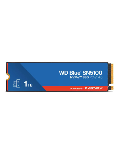 Western Digital WD Blue SN5100 1 TB M.2 PCI Express 4.0 NVMe QLC 3D NAND