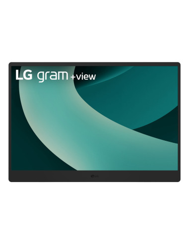 LG 17MT70 Monitor portátil Negro, Acero inoxidable 43,2 cm (17") LED 2560 x 1600 Pixeles