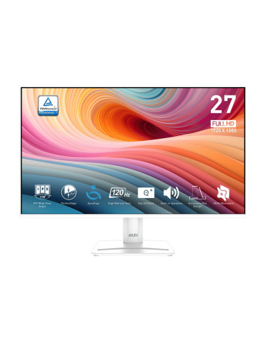 MSI Pro MP275W E2 pantalla para PC 68,6 cm (27") 1920 x 1080 Pixeles Full HD LED Blanco