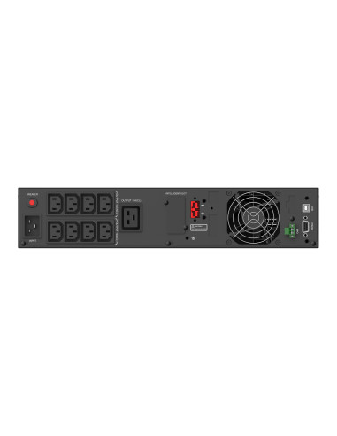 Conceptronic ZEUS51E3K sistema de alimentación ininterrumpida (UPS) Doble conversión (en línea) 3 kVA 3000 W 9 salidas AC