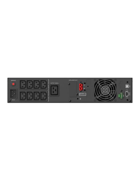 Conceptronic ZEUS51E3K sistema de alimentación ininterrumpida (UPS) Doble conversión (en línea) 3 kVA 3000 W 9 salidas AC