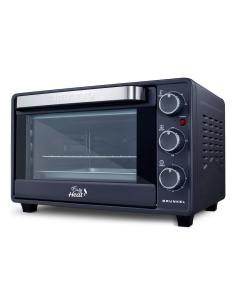 Grunkel HR-23EASY horno 23 L 1600 W Negro, Acero inoxidable