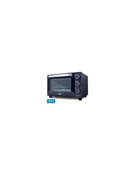 Grunkel HR-23EASY horno 23 L 1600 W Negro, Acero inoxidable
