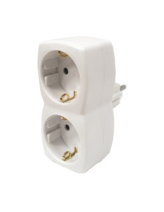 Hama 00108876 adaptador de enchufe eléctrico Tipo C (Europlug) Blanco