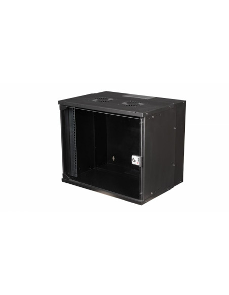 Equip EWM-09-5440-B armario rack 9U Bastidor de pared Negro