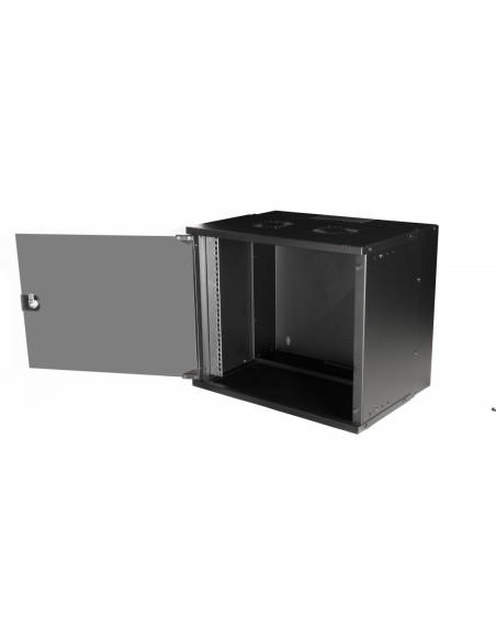 Equip EWM-09-5440-B armario rack 9U Bastidor de pared Negro