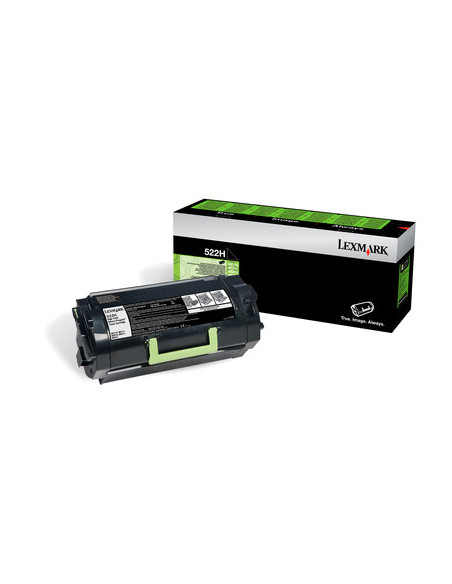 Lexmark 522H cartucho de tóner 1 pieza(s) Original Negro