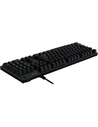 Logitech G 920-009434 teclado Juego USB Portugués Carbono