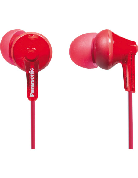 Panasonic RP-HJE125E-R auricular y casco Auriculares Alámbrico Dentro de oído Música Rojo