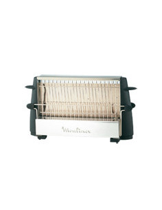 Moulinex Multipan On Off 4 rebanada(s) 760 W Negro, Acero inoxidable