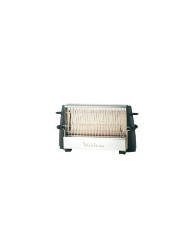 Moulinex Multipan On Off 4 rebanada(s) 760 W Negro, Acero inoxidable