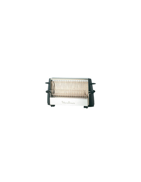 Moulinex Multipan On Off 4 rebanada(s) 760 W Negro, Acero inoxidable