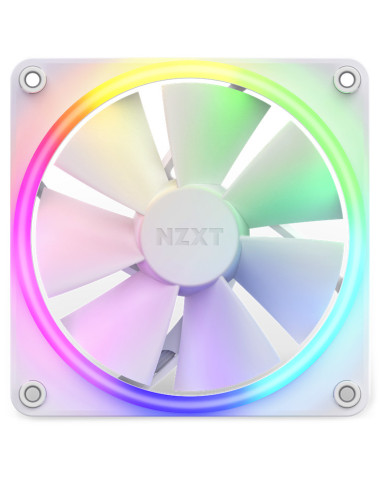 NZXT F120 RGB Triple Pack Carcasa del ordenador Ventilador 12 cm Blanco 3 pieza(s)