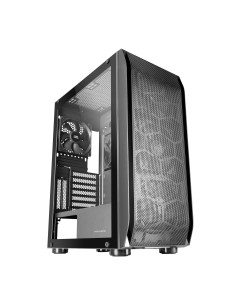 Mars Gaming MC-PRO2, Torre Profesional E-ATX, Sistema CPU Freezer, 5 Ventiladores Ultra-silenciosos y Frontal Metal-Mesh, Color