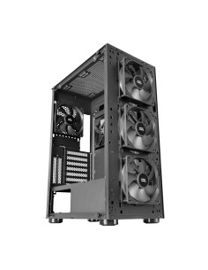 Mars Gaming MC-PRO2, Torre Profesional E-ATX, Sistema CPU Freezer, 5 Ventiladores Ultra-silenciosos y Frontal Metal-Mesh, Color 2
