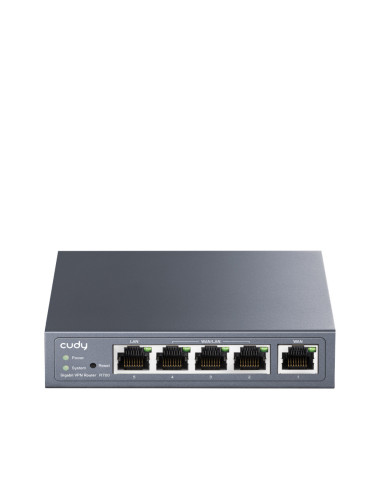 Cudy Gigabit Multi-WAN VPN router Ethernet rápido, Gigabit Ethernet Gris