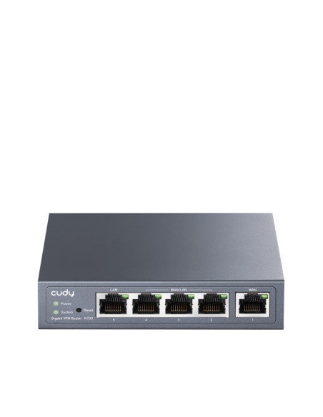 Cudy Gigabit Multi-WAN VPN router Ethernet rápido, Gigabit Ethernet Gris