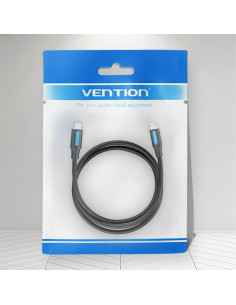 Vention Cable USB 2.0 Tipo-C COVBH  USB Tipo-C Macho - MicroUSB Macho  2m  Negro 2