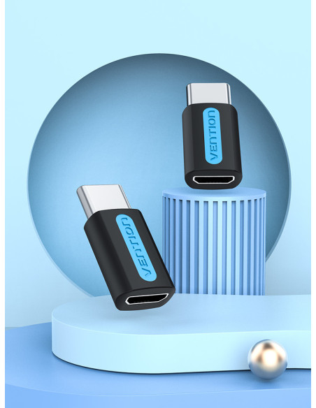 Vention Adaptador USB CDXB0  USB Tipo-C Macho - MicroUSB Hembra