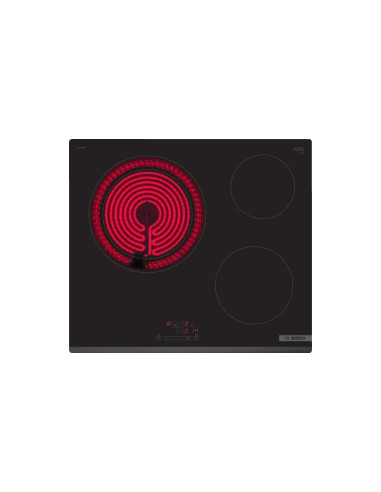 Bosch Serie 4 PKK631BB8E hobs Negro Integrado Cerámico 3 zona(s)