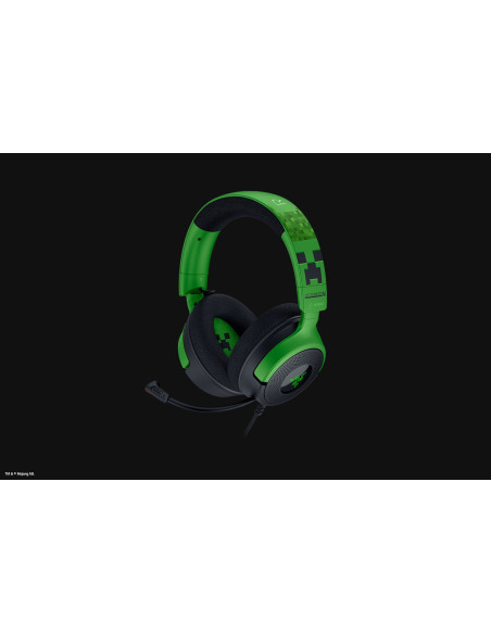 Razer Kraken V4 X Auriculares Alámbrico Diadema Juego USB Type-C   USB Type-A Negro, Verde