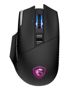 MSI S12-4301370-CLA ratón Juego mano derecha RF Wireless + Bluetooth + USB Type-A Óptico 26000 DPI