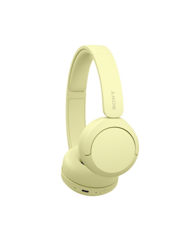 Sony WHCH520Y.CE7 auricular y casco Auriculares Inalámbrico Diadema Llamadas Música USB Tipo C Bluetooth Amarillo