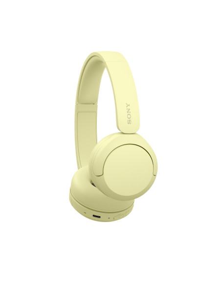 Sony WHCH520Y.CE7 auricular y casco Auriculares Inalámbrico Diadema Llamadas Música USB Tipo C Bluetooth Amarillo
