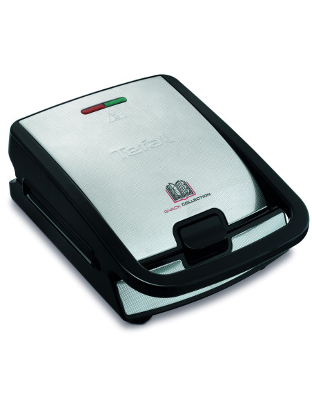 Tefal Snack Collection SW852D sandwichera 700 W Negro, Acero inoxidable