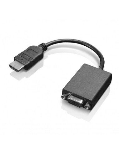 Lenovo HDMI   VGA 0,2 m Negro
