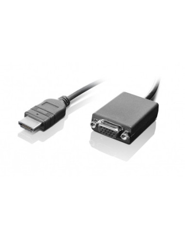Lenovo HDMI   VGA 0,2 m Negro