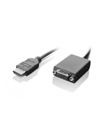 Lenovo HDMI   VGA 0,2 m Negro