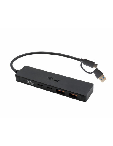 i-tec Metal USB-A USB-C HUB 2x USB 3.0 + 2x USB-C (10 Gbps)