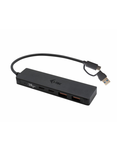 i-tec Metal USB-A USB-C HUB 2x USB 3.0 + 2x USB-C (10 Gbps)
