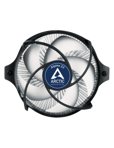 ARCTIC Alpine 23 - Compact AMD CPU-Cooler Procesador Refrigerador de aire 9 cm Aluminio, Negro 1 pieza(s)