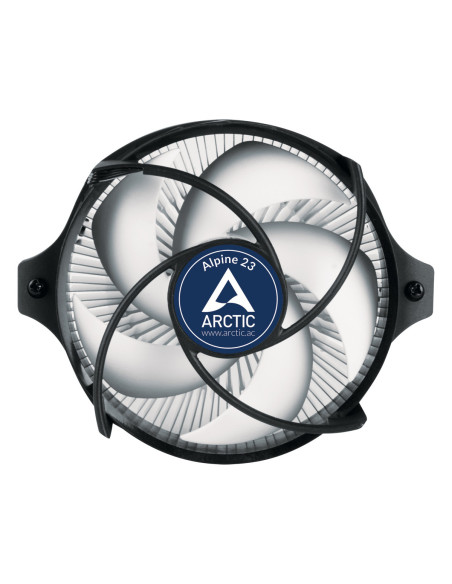 ARCTIC Alpine 23 - Compact AMD CPU-Cooler Procesador Refrigerador de aire 9 cm Aluminio, Negro 1 pieza(s)
