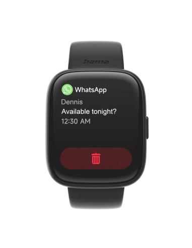 Hama 4000 4,19 cm (1.65") TFT 46 mm Digital Pantalla táctil Negro