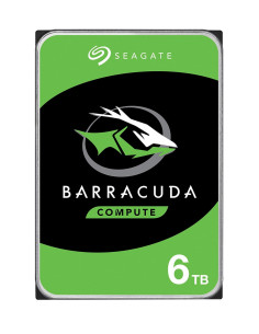 Seagate Barracuda 6TB disco duro interno 5400 RPM 256 MB 3.5" Serial ATA III