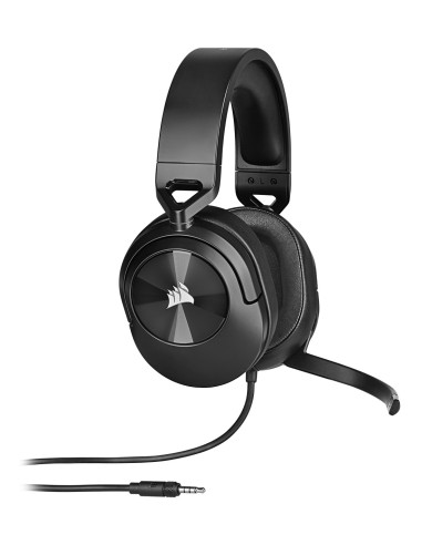 Corsair HS55 STEREO Auriculares Alámbrico Diadema Juego Carbono