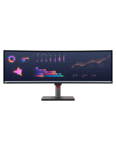 Lenovo ThinkVision P49w-30 pantalla para PC 124,5 cm (49") 5120 x 1440 Pixeles DQHD LED Negro
