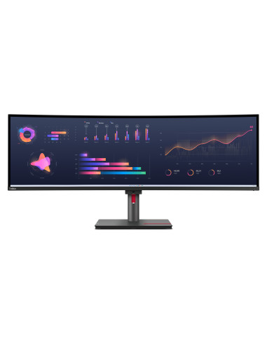 Lenovo ThinkVision P49w-30 pantalla para PC 124,5 cm (49") 5120 x 1440 Pixeles DQHD LED Negro