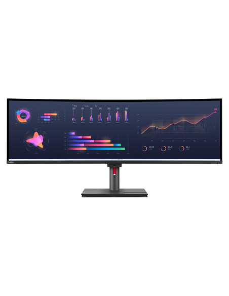 Lenovo ThinkVision P49w-30 pantalla para PC 124,5 cm (49") 5120 x 1440 Pixeles DQHD LED Negro