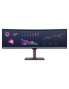 Lenovo ThinkVision P49w-30 pantalla para PC 124,5 cm (49") 5120 x 1440 Pixeles DQHD LED Negro 2