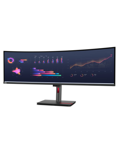 Lenovo ThinkVision P49w-30 pantalla para PC 124,5 cm (49") 5120 x 1440 Pixeles DQHD LED Negro