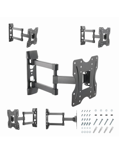Gembird WM-42ST-02 soporte para TV 106,7 cm (42") Negro