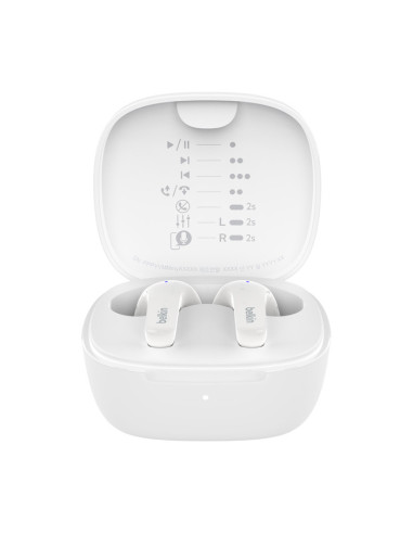 Belkin SoundForm Motion Auriculares True Wireless Stereo (TWS) Dentro de oído Llamadas Música Deporte Uso diario Bluetooth