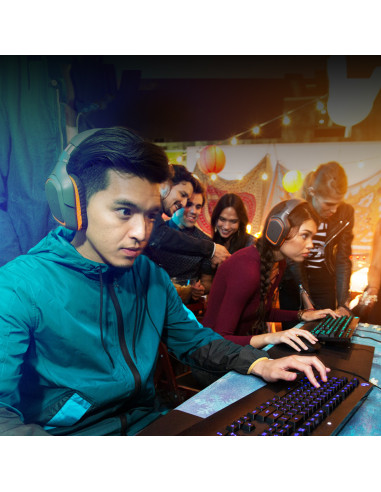 Logitech G G213 Prodigy teclado Juego USB QWERTY Internacional de EE.UU. Negro