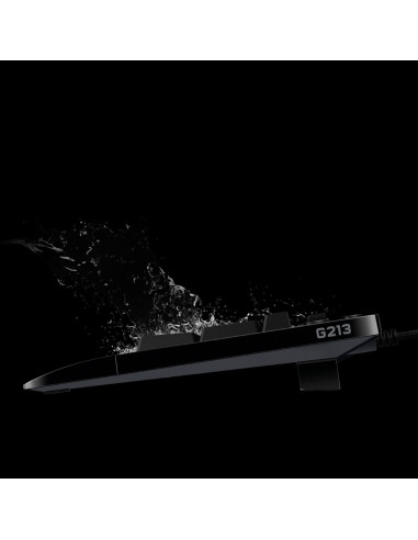 Logitech G G213 Prodigy teclado Juego USB QWERTY Internacional de EE.UU. Negro