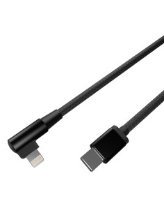 Gembird CC-USB2-CMLML-0.2M cable de conector Lightning 0,2 m Negro 2