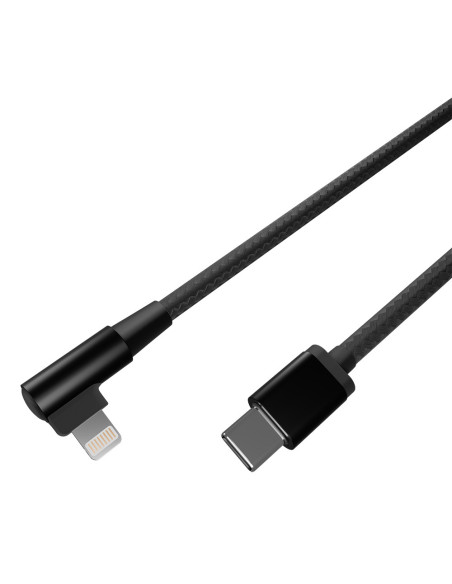 Gembird CC-USB2-CMLML-0.2M cable de conector Lightning 0,2 m Negro